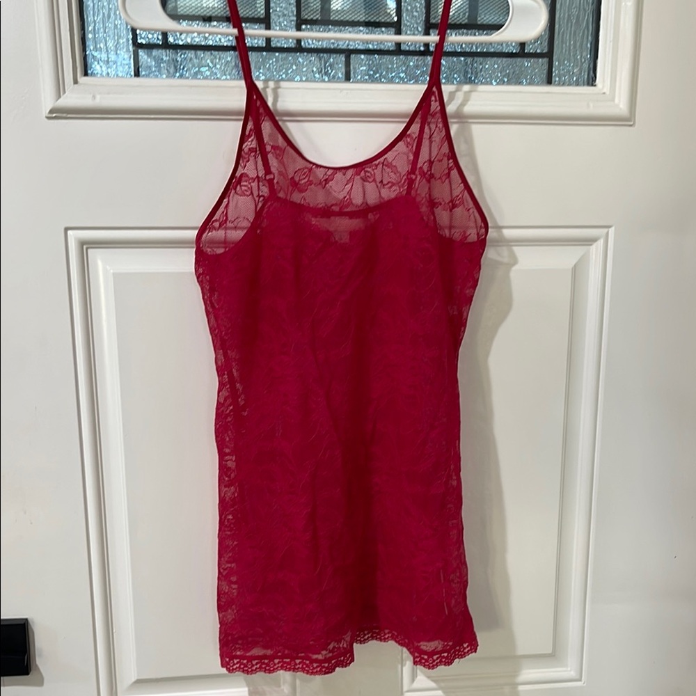 Red Lace Victoria secret lingerie